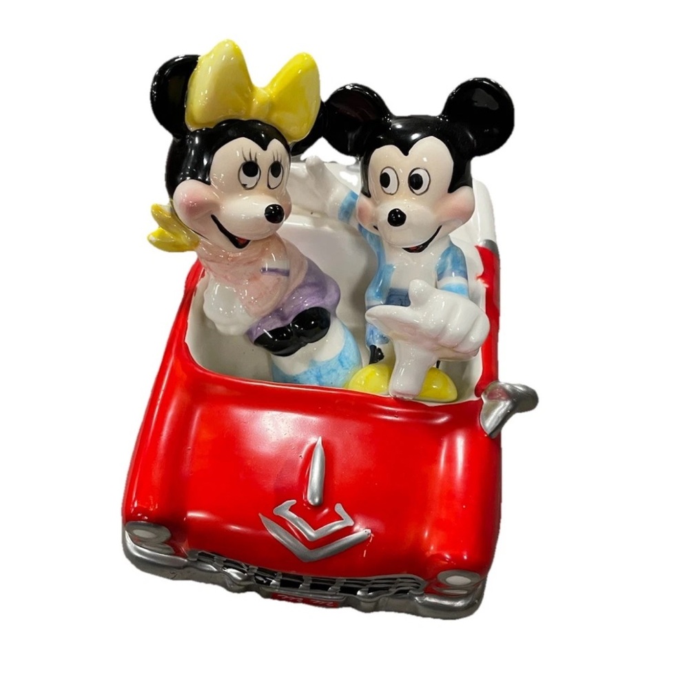 VTG Disney Mickey and Minnie music box Red Corvette -can’t take my eyes off of u